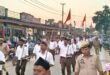 विजयदशमी पर राष्ट्रीय स्वयंसेवक संघ का भव्य पथ संचलन सम्पन्न