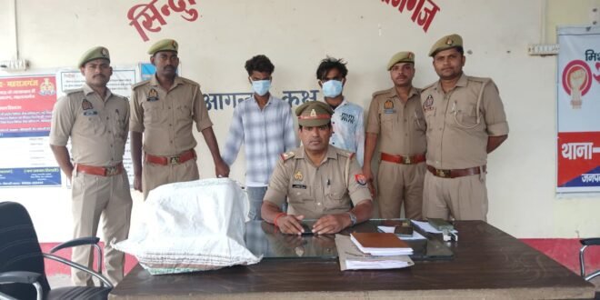 चोरी के आरोप में दो गिरफ्तार, सीसीटीवी से खुला राज