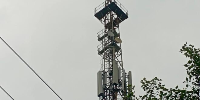 गौशाला प्रकरण पर बवाल, कार्रवाई न होने से नाराज बजरंग दल कार्यकर्ता डीएम कार्यालय के पास टावर पर चढ़ा